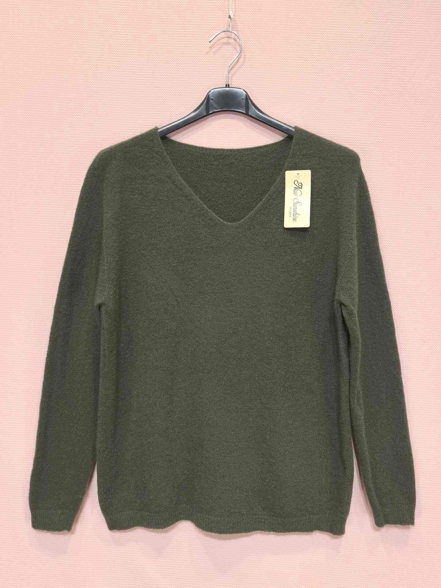 Pull En Maille Doux À Manches Longues （x6）