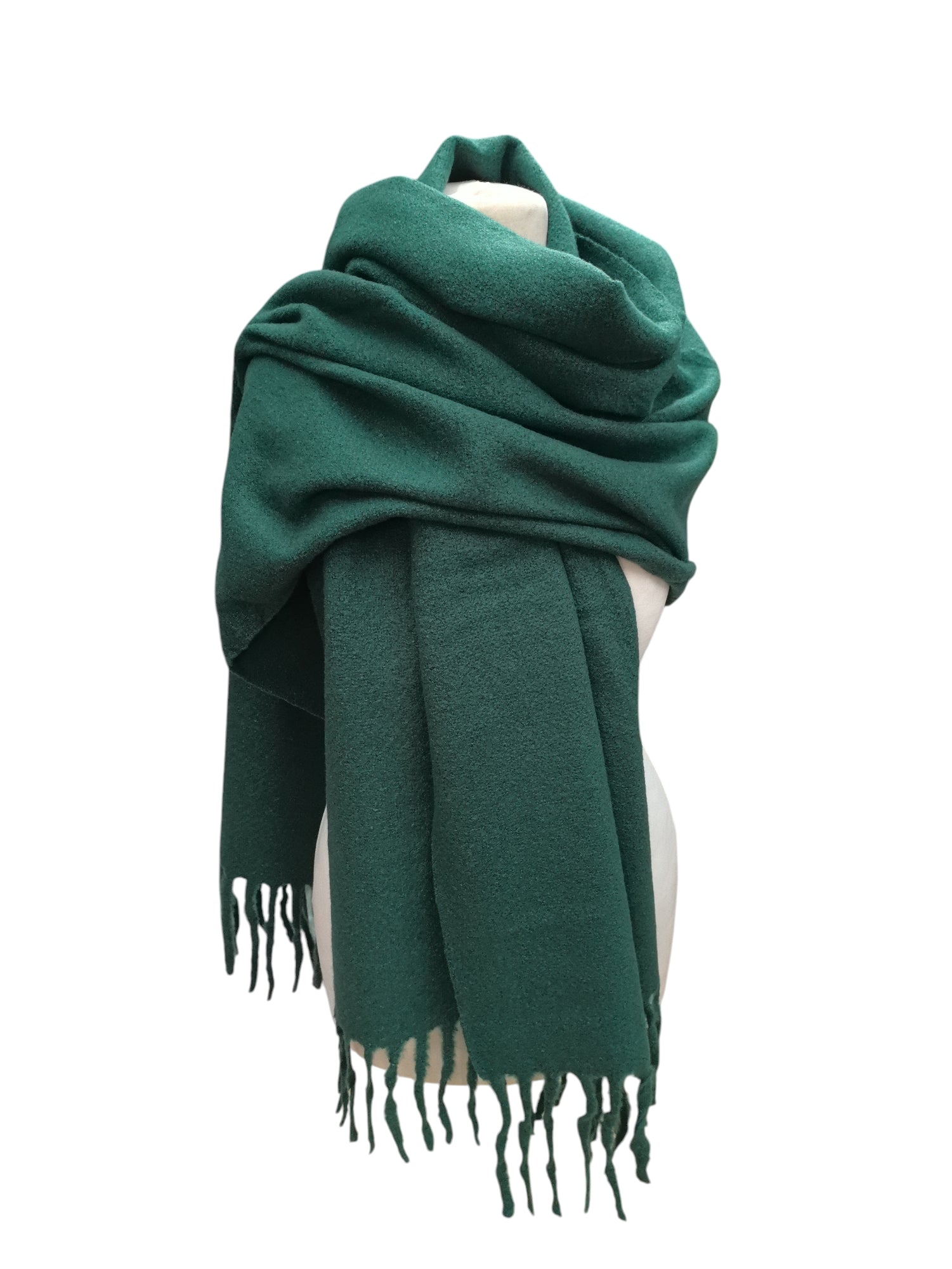 Écharpe châle couleur  unie (x12)#36