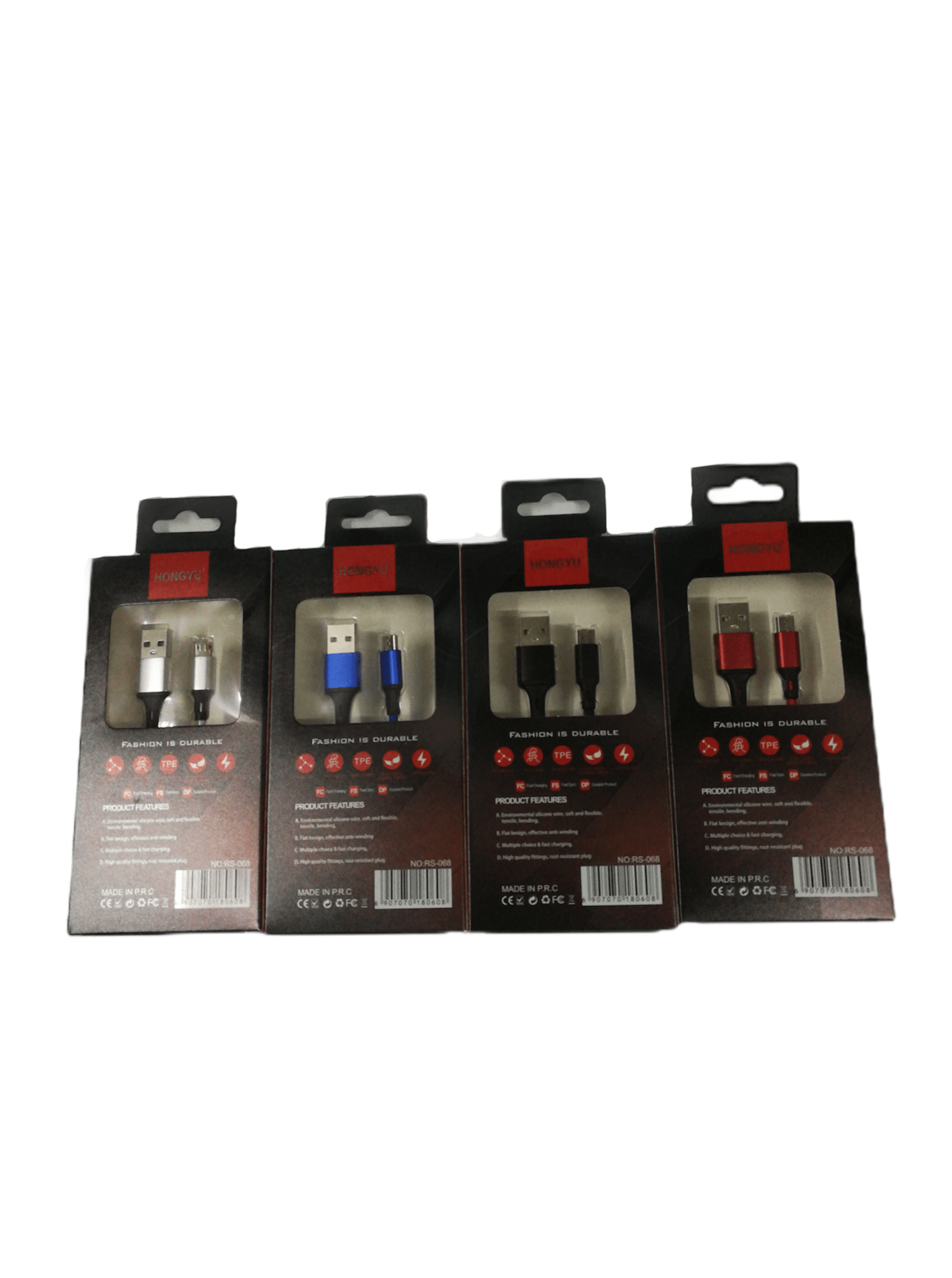 LOT DE 12 - USB MICRO  câble nylon       1,80€/unité | Grossiste-pro