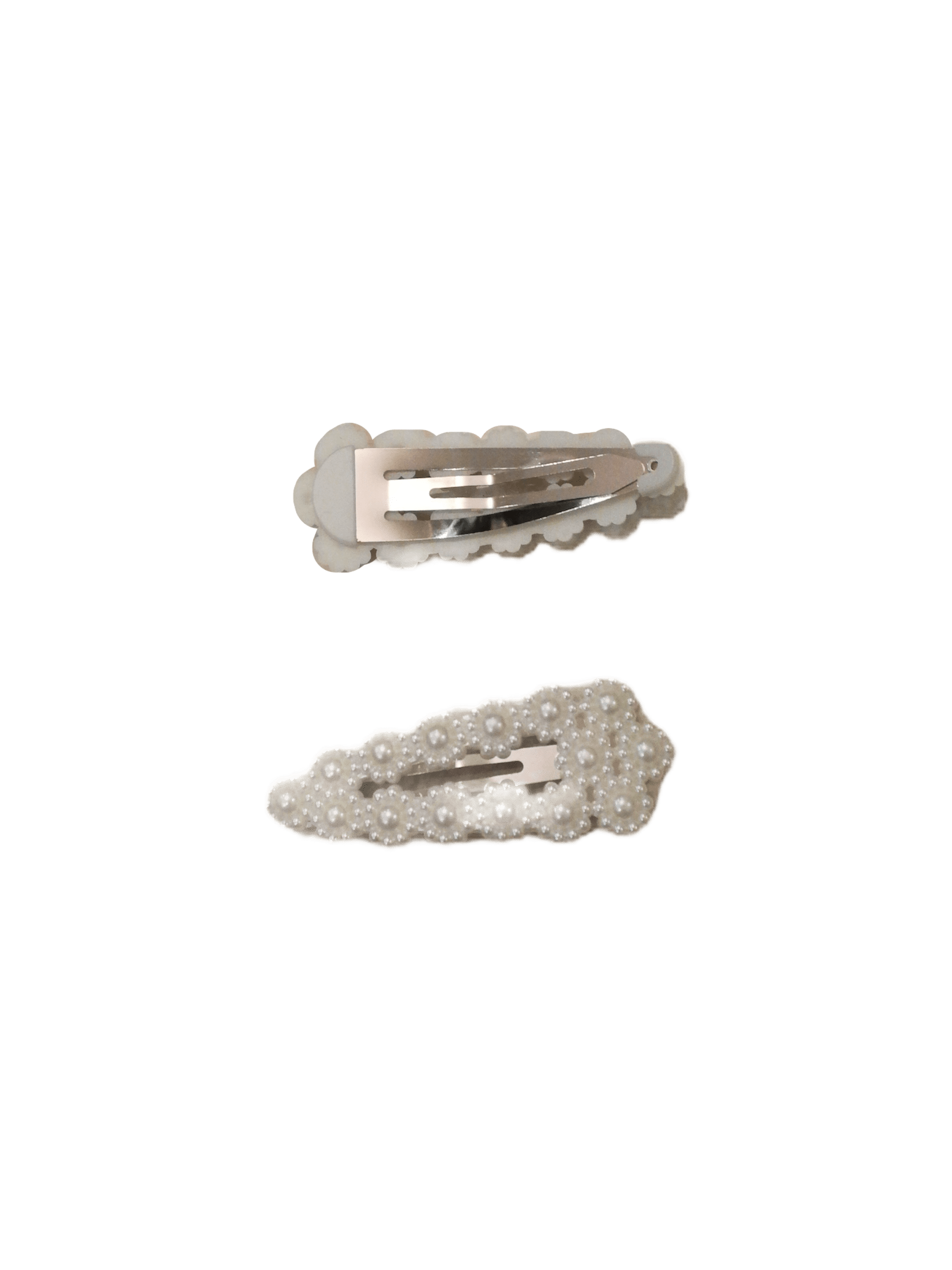 LOT DE 12 - Barrettes Pinces perles à clip triangle arrondi   0,60€/unité | Grossiste-pro
