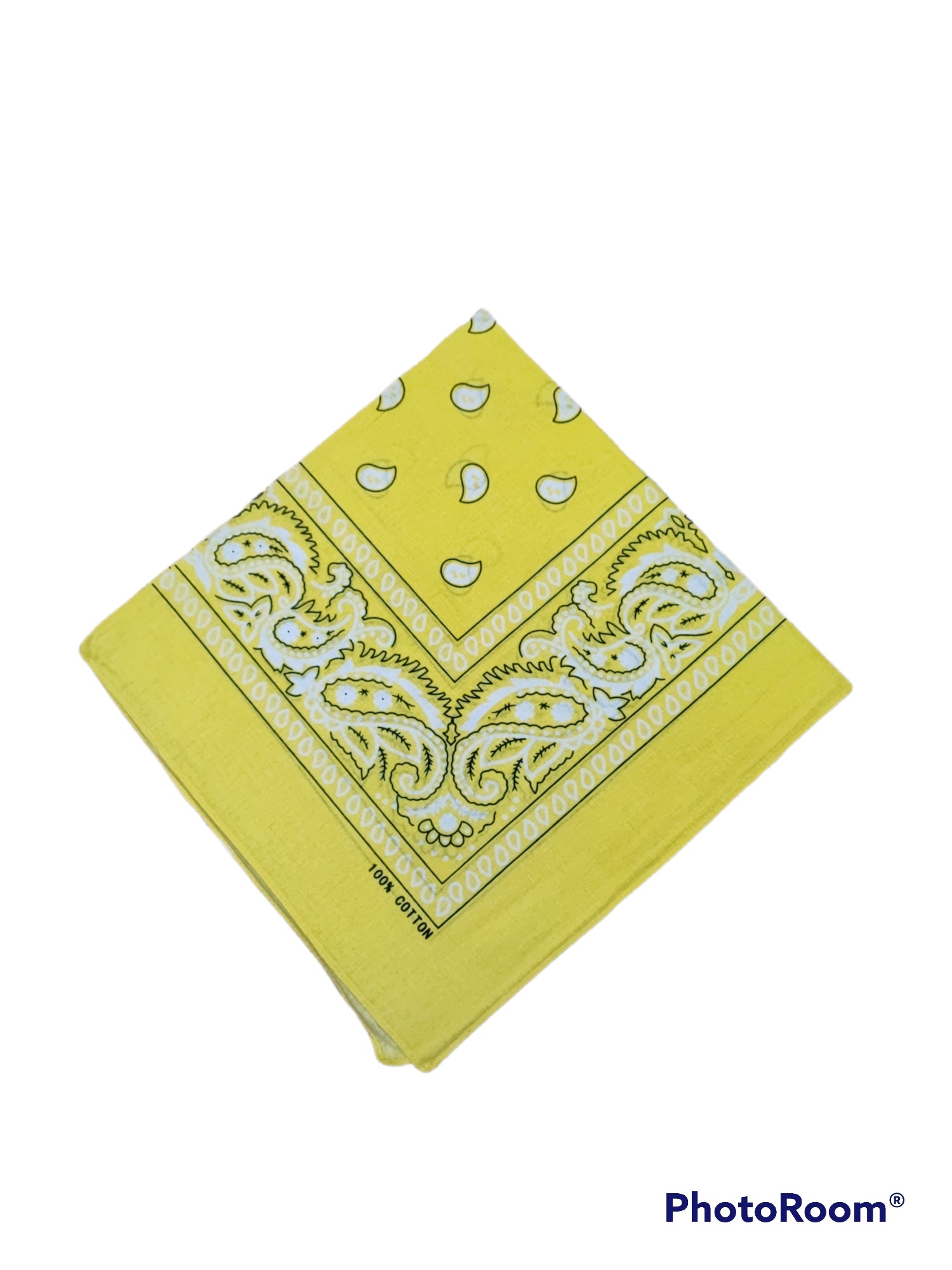 Bandana 100% coton Motif Paisley - paquet couleurs mélangés (x12) #2