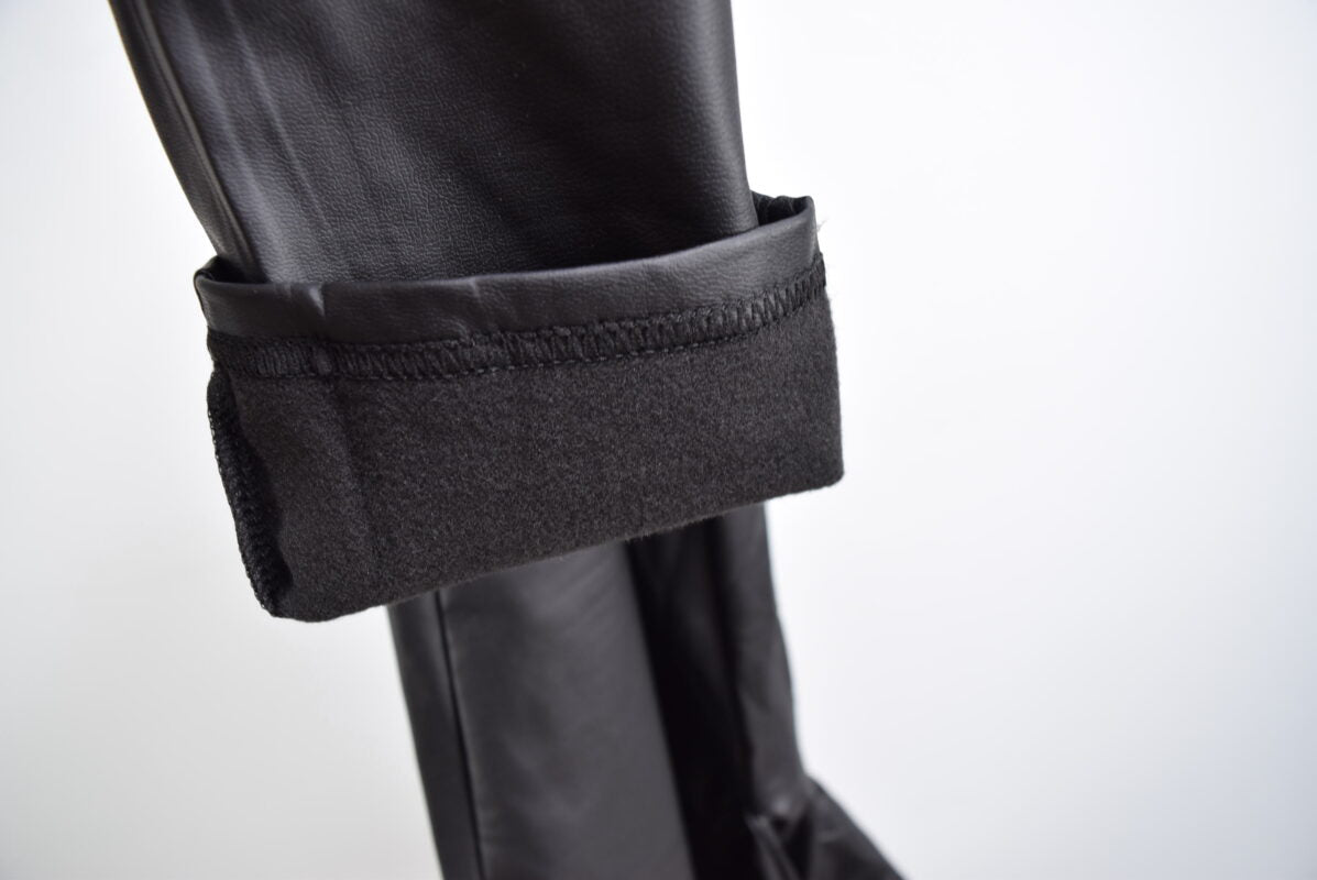 Pantalon Office PU Polaire Intérieur avec Boutons et plis Déco (x12)