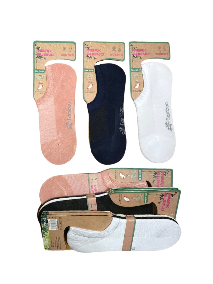 FEMME Chaussettes Fibre de Bambou ultra douce Qualité supérieure  (x24)