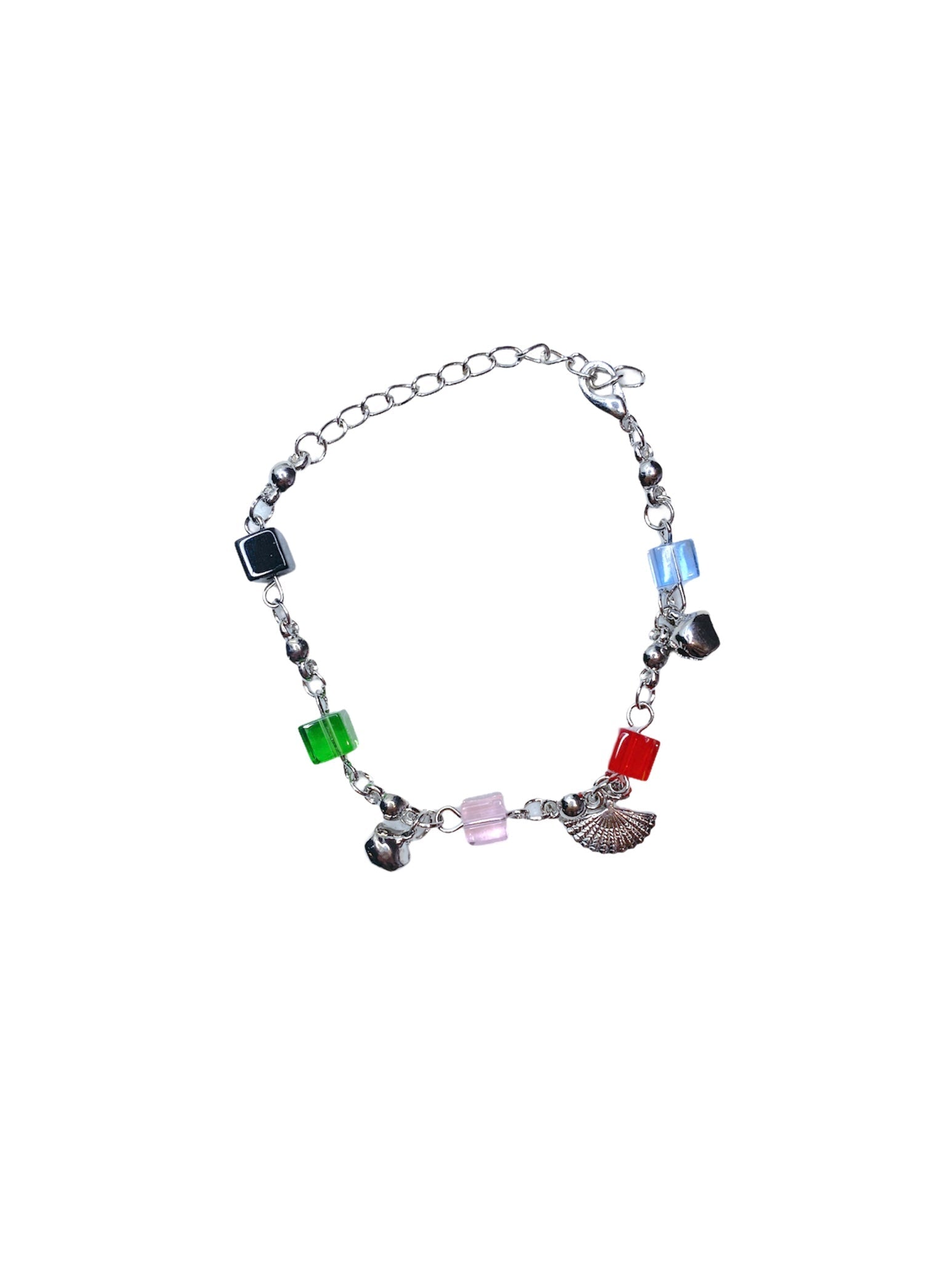 Bracelet fantaisie charms cube #BF16 (x12)