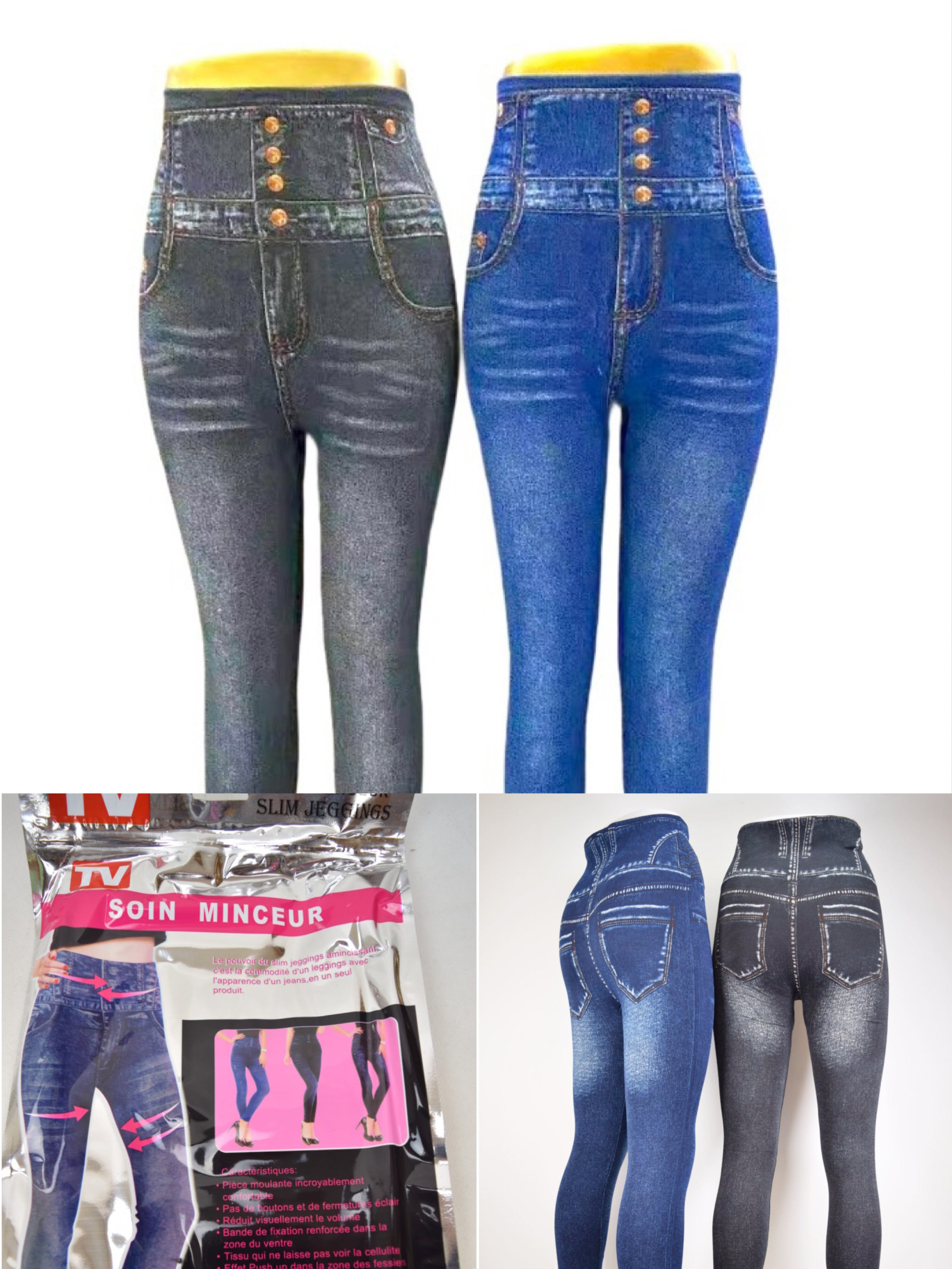 Leggings jeans shop amincissant