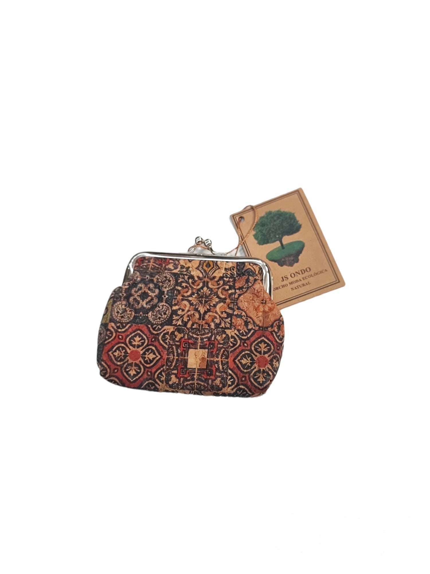 Purse with click-clac clasp Ecological organic cork (x12)