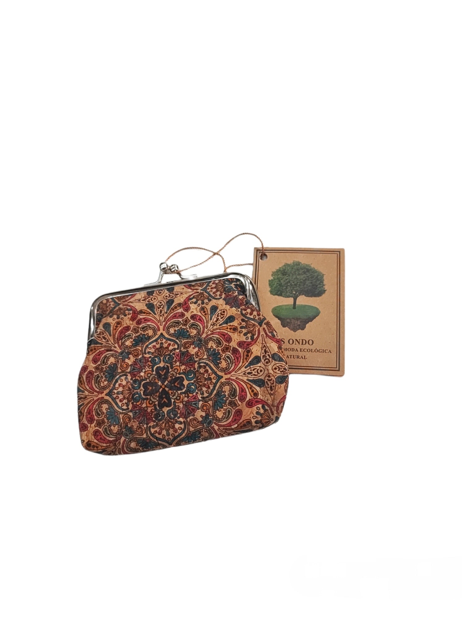 Purse with click-clac clasp Ecological organic cork (x12)
