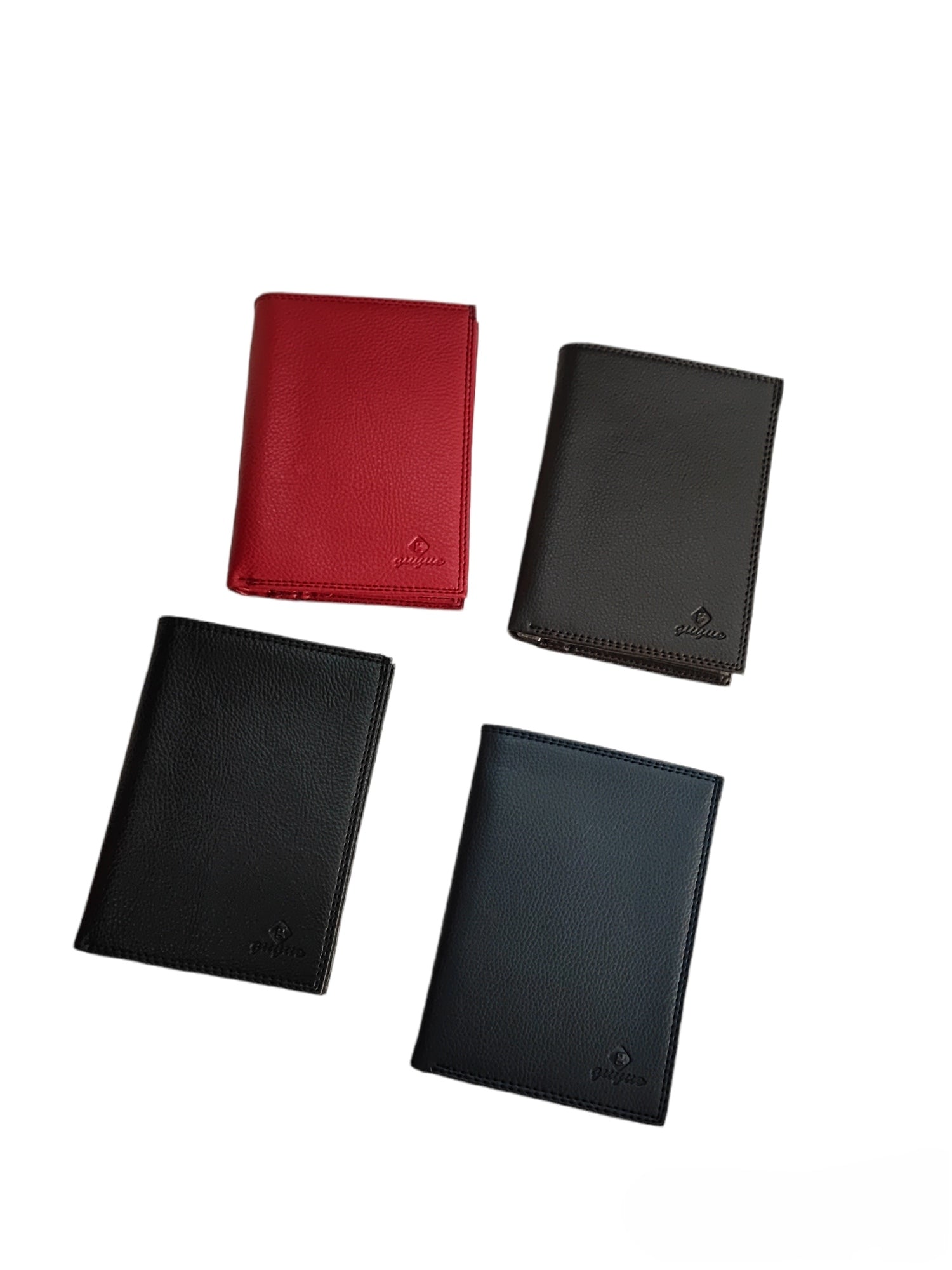Faux leather wallet 2 flaps (x12) 10x15