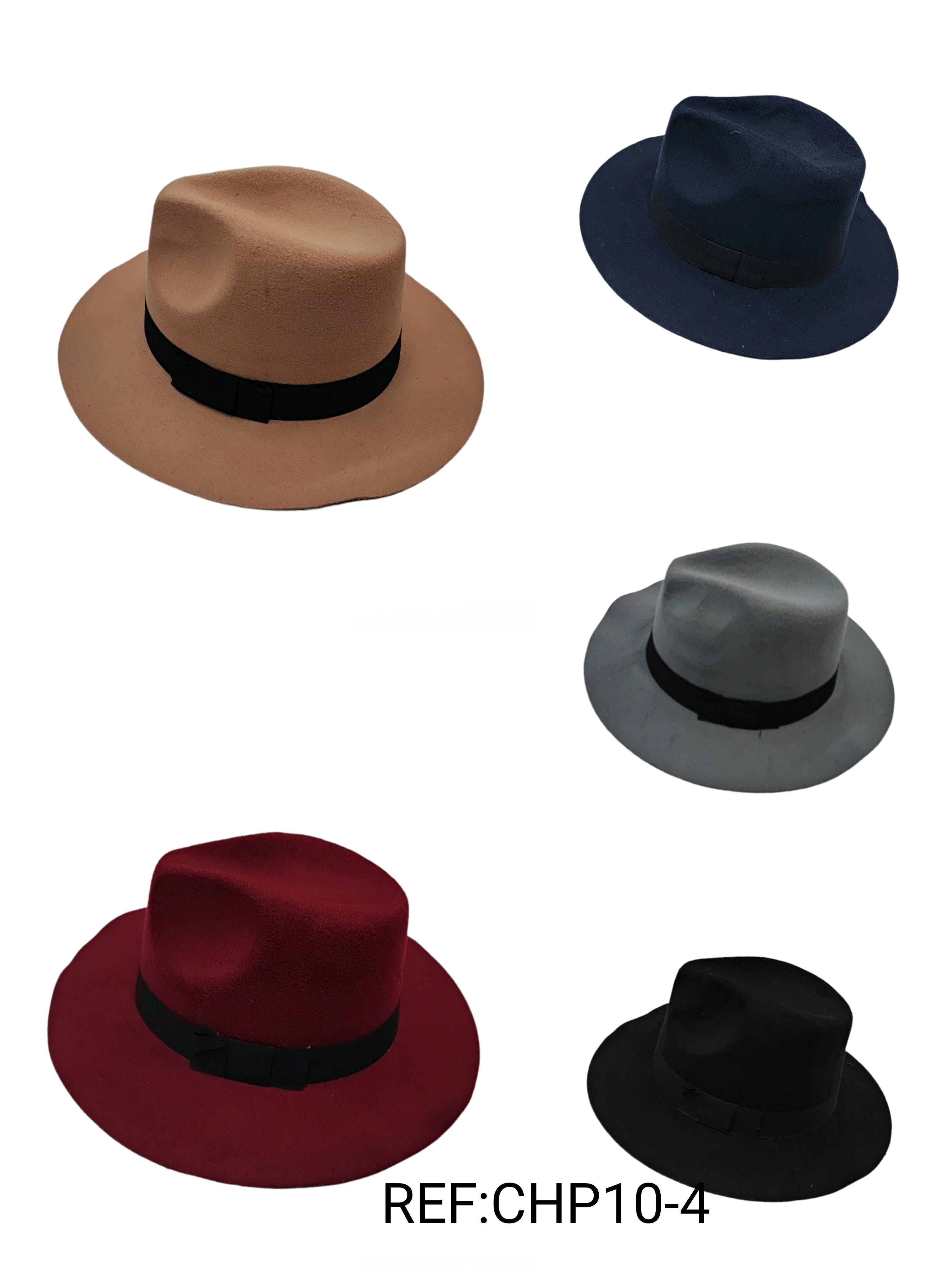 Chapeau en feutre (x6)