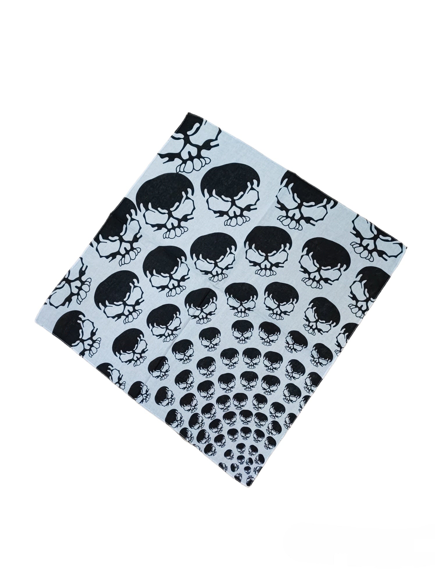 Bandana coton motif tête de mort (x12)