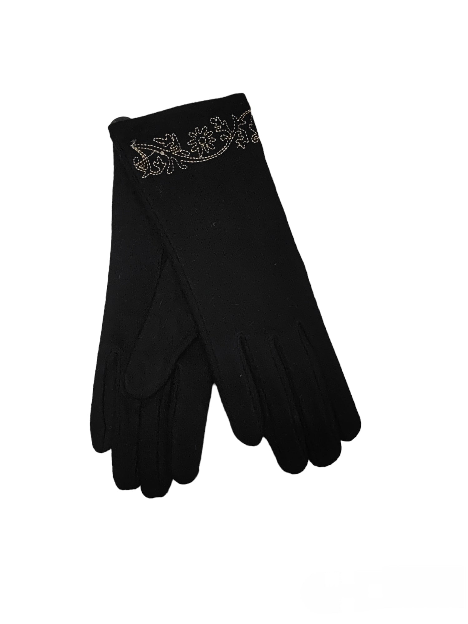 Embroidered Cashmere Gloves (x6)