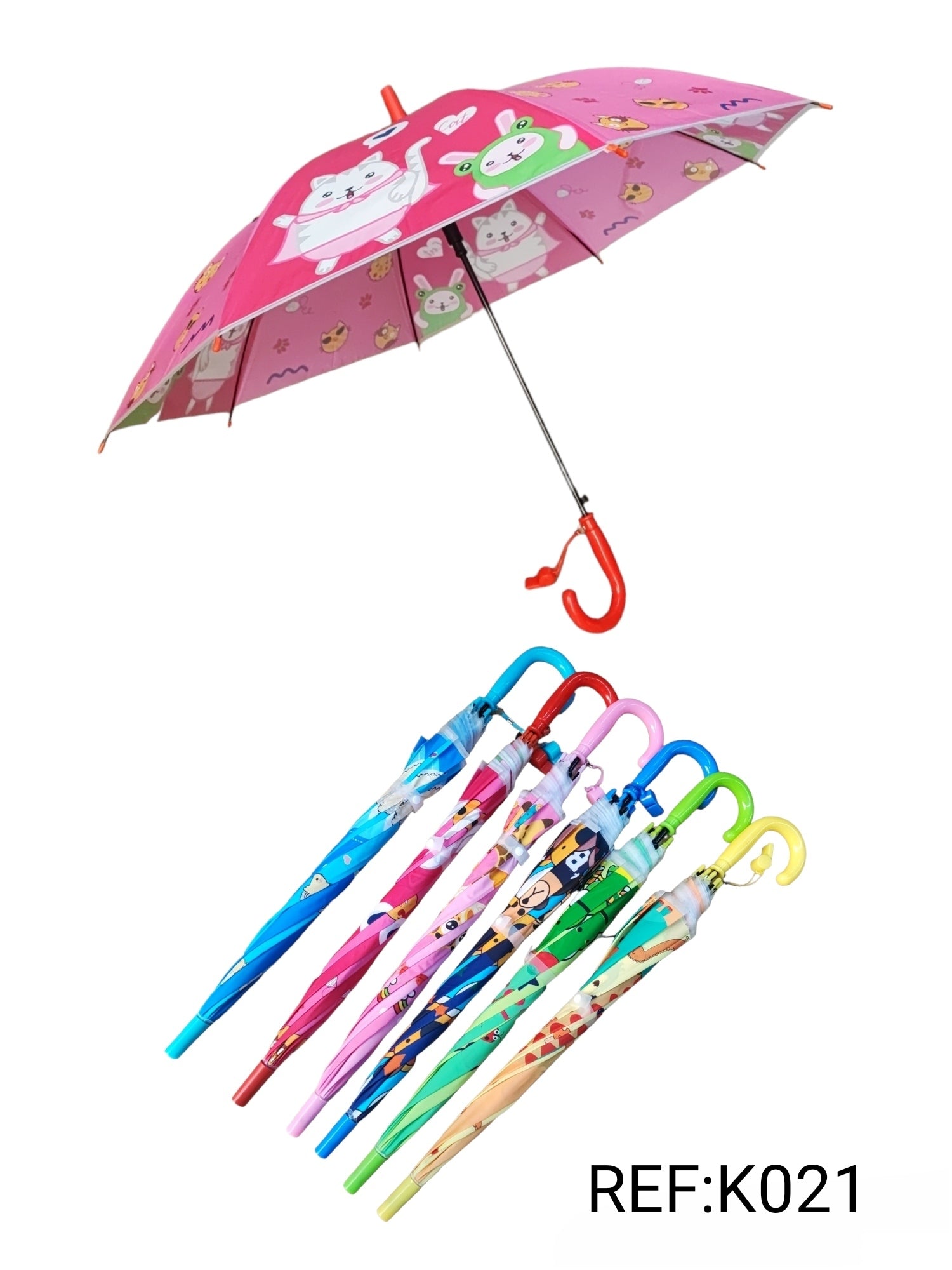 LOT DE 12 - Parapluie transparent ENFANT