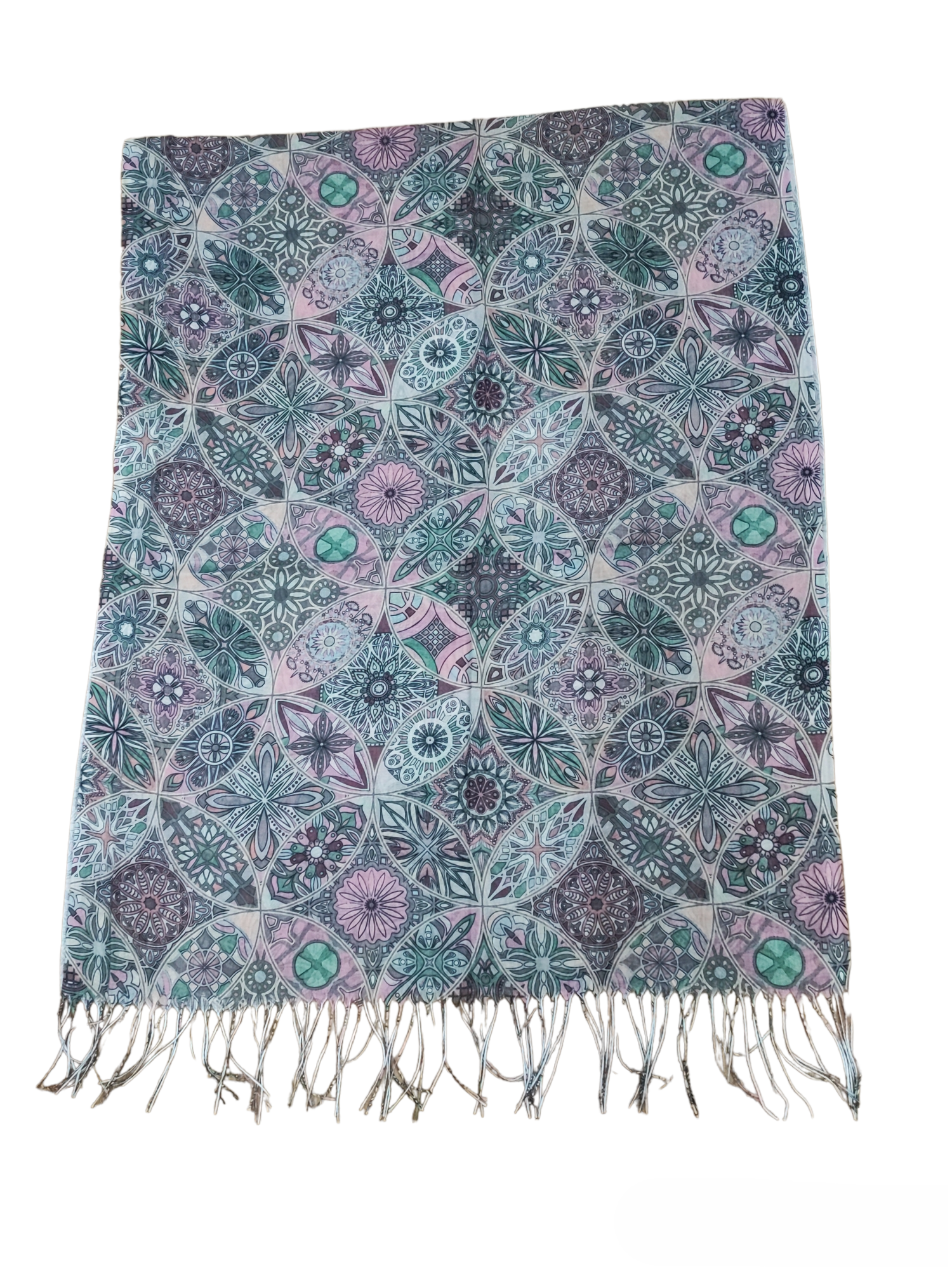 Round pattern scarf (x12)#16