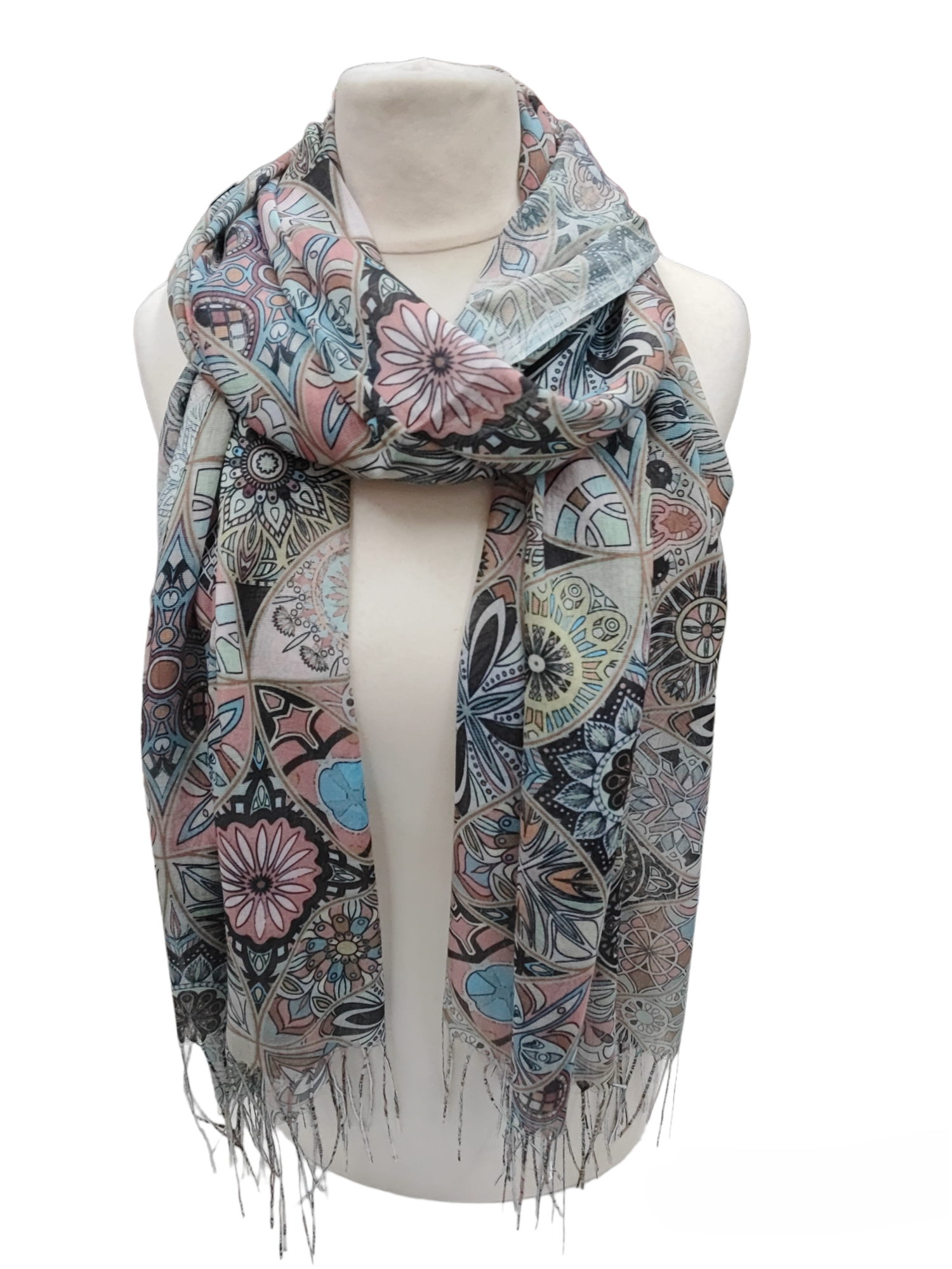 Foulard motif rond (x12)#16