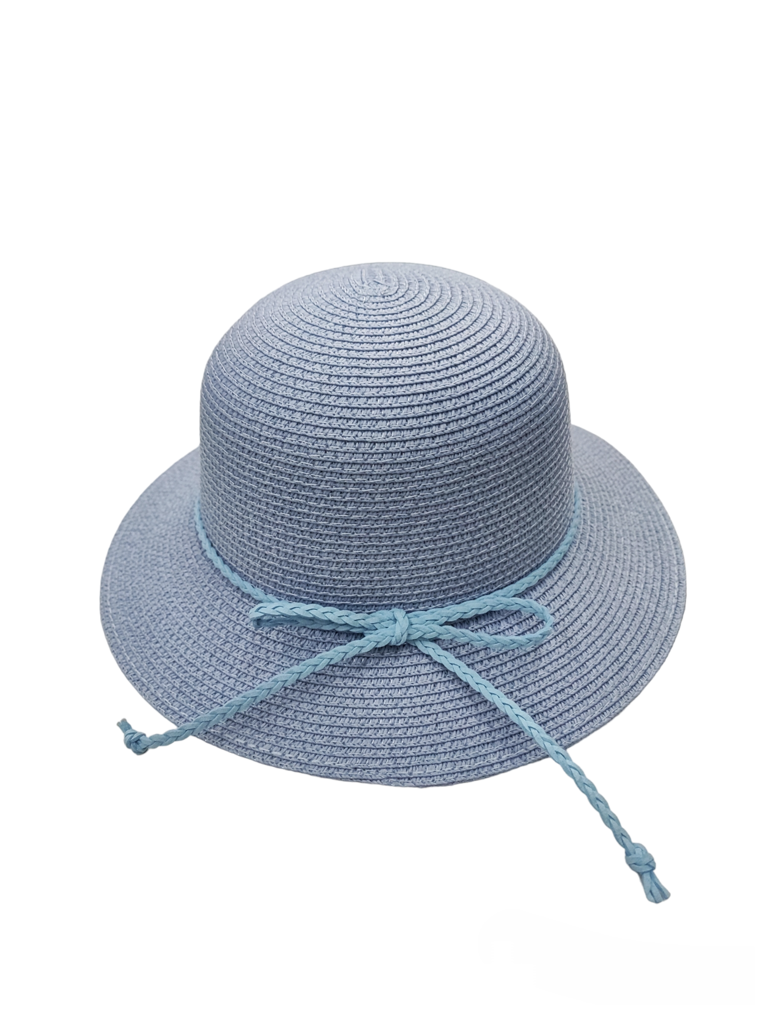 Three strand braid bow straw hat (x12)