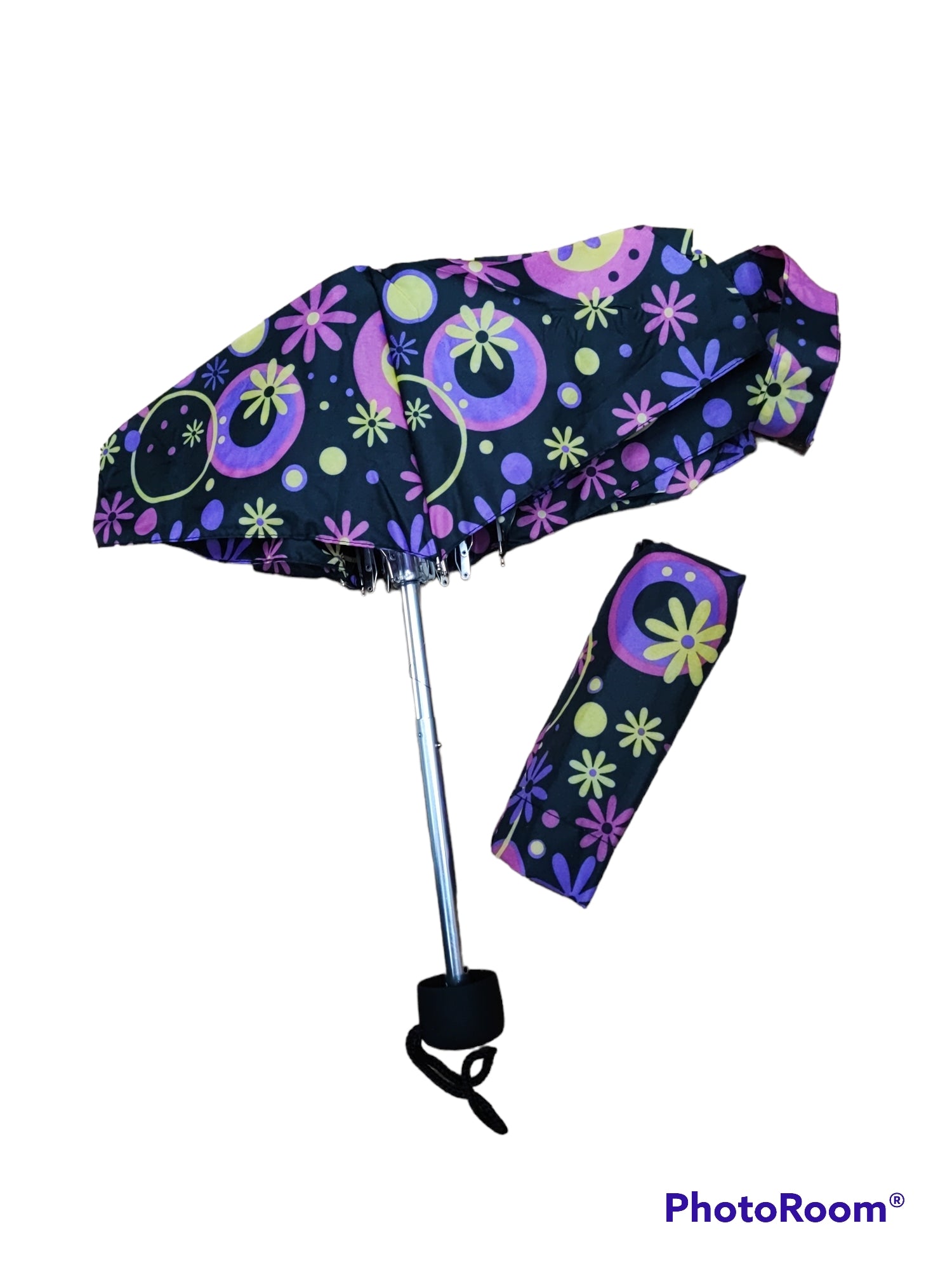 Parapluie motif fleurs   (x12) #5F-21