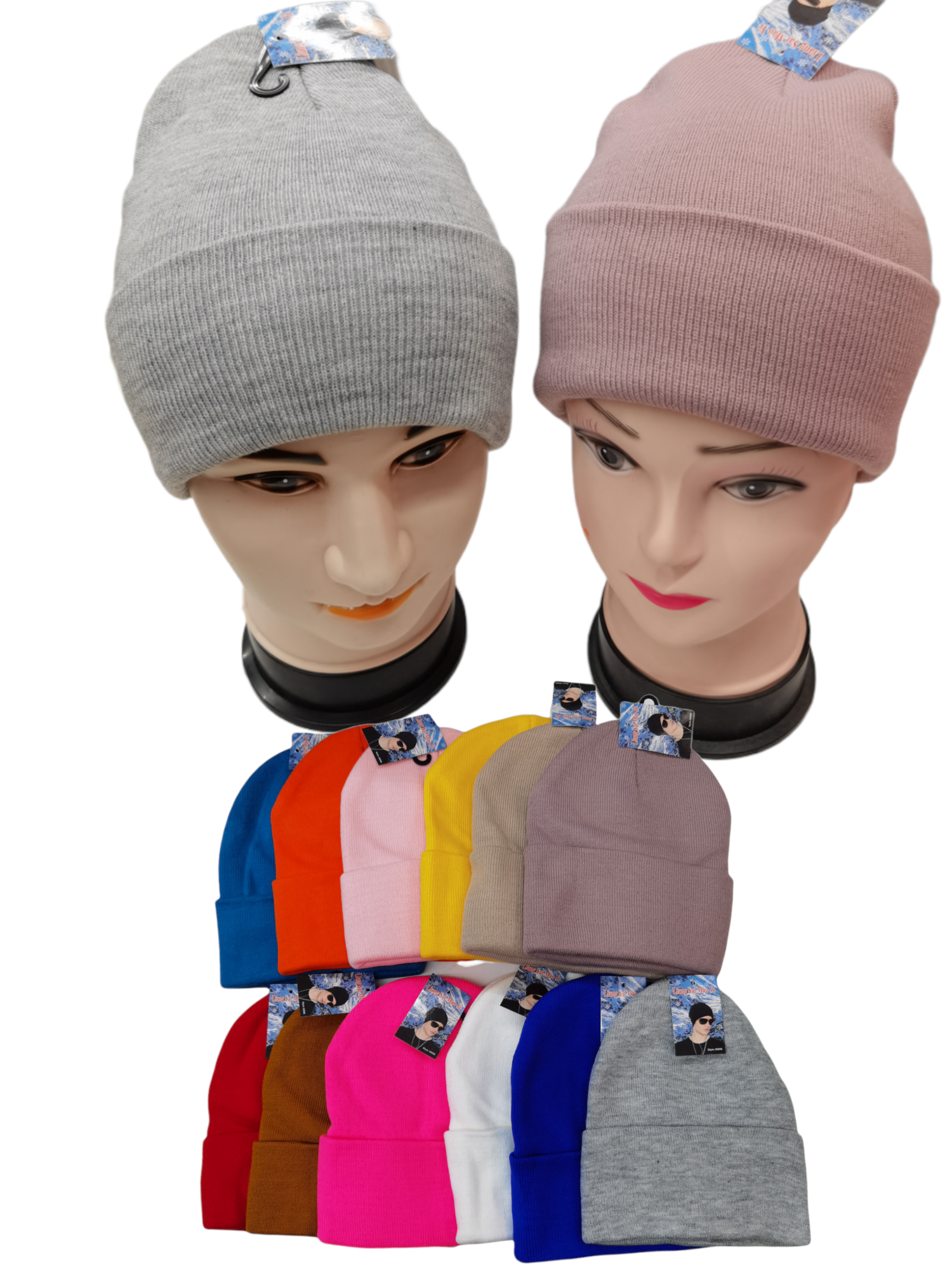 Bonnet tricot simple    (x12)