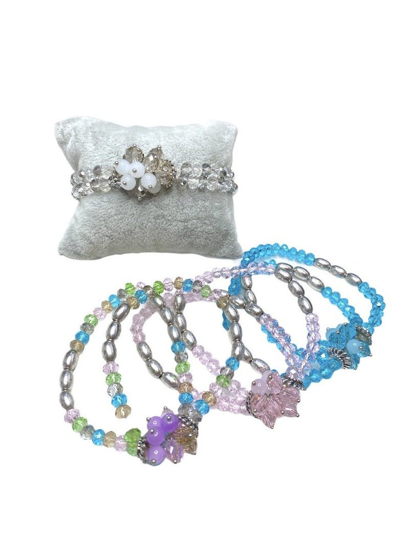 Bracelets fantaisie Violette (x12)