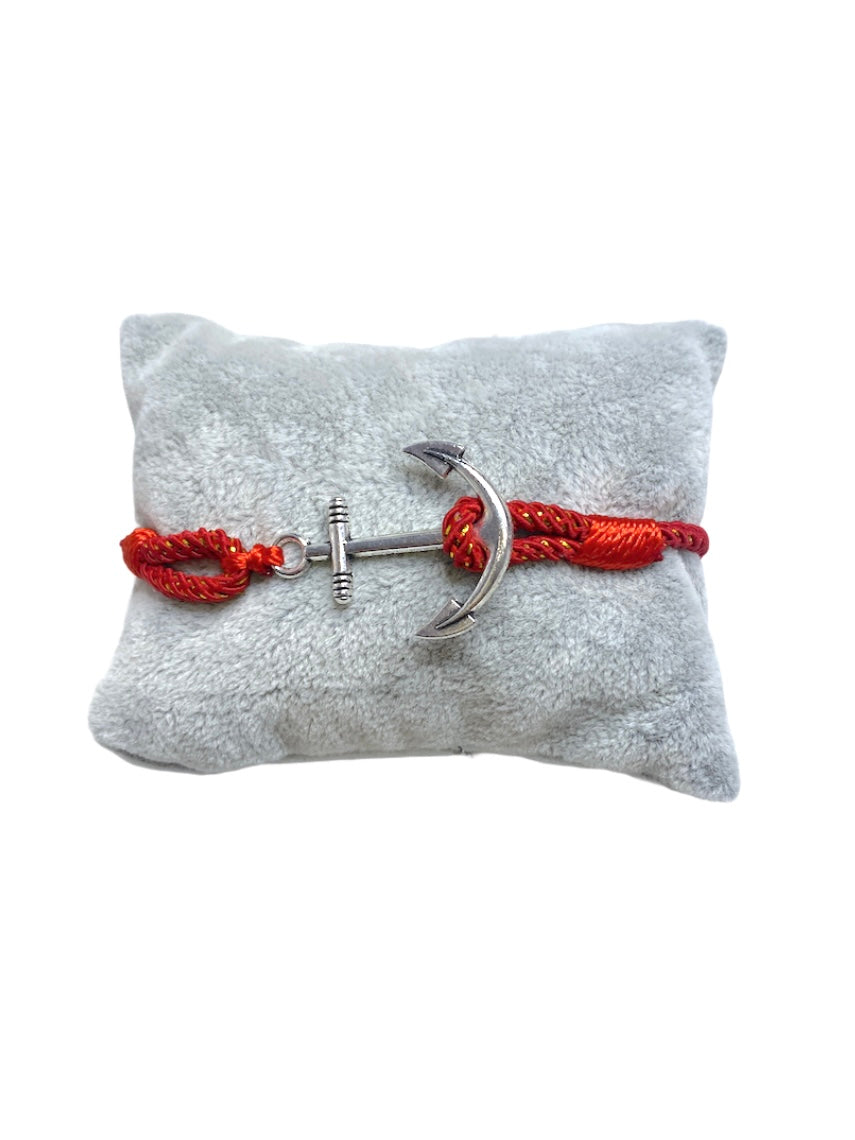 Red thread anchor bracelet (x6)