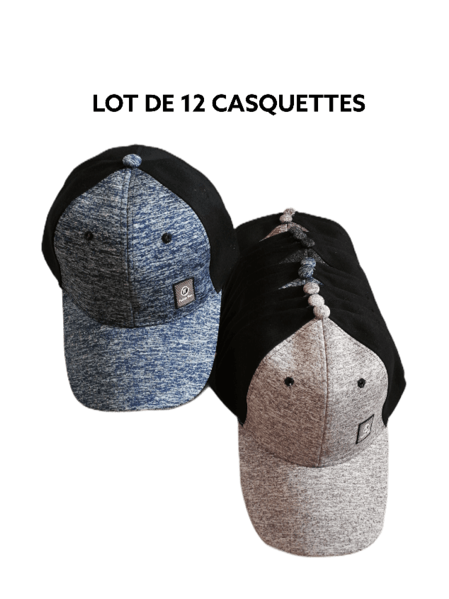 LOT DE 12 - casquettes      2,90€/unité - Grossiste-pro