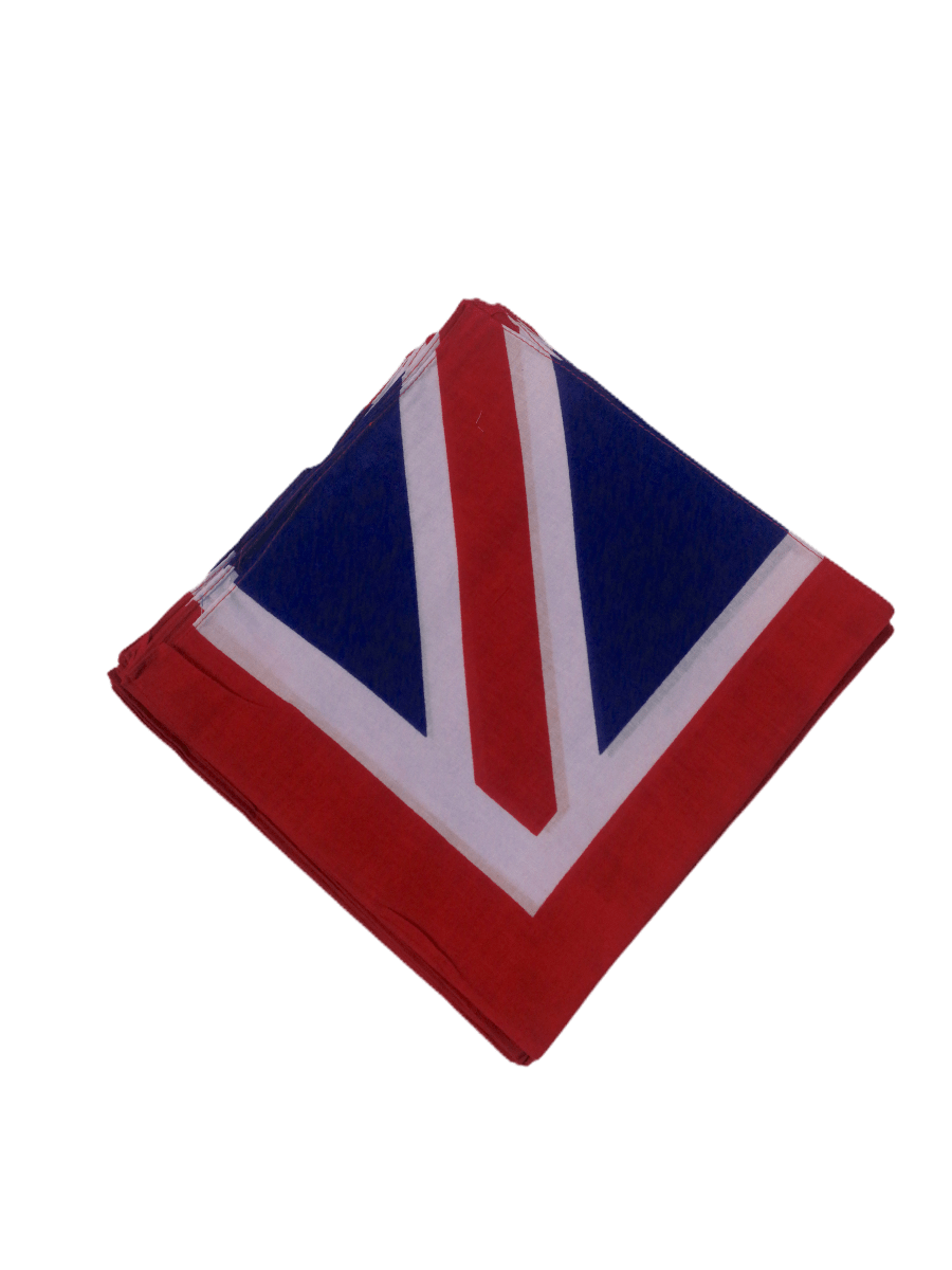 LOT DE 12 - Bandana drapeau Royaume-uni     0,60€/unité | Grossiste-pro