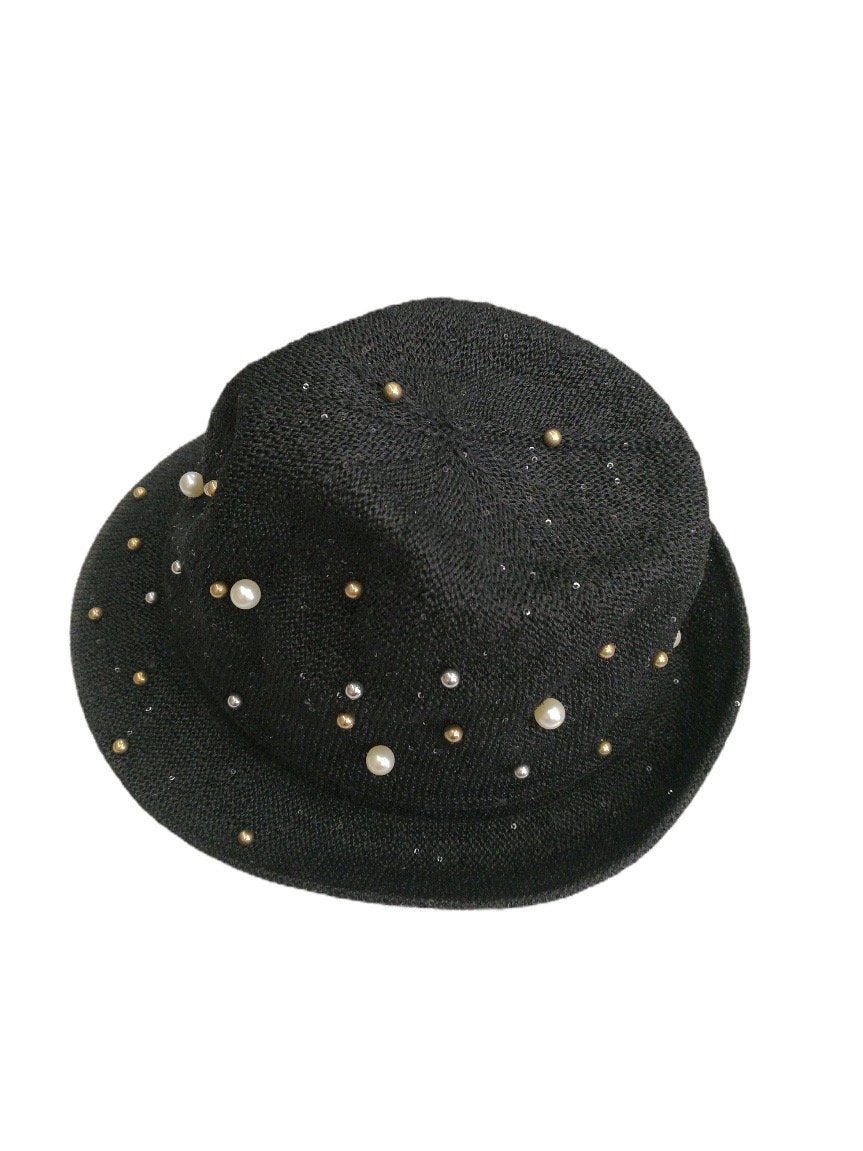 Chapeau borsalino sequins à paillettes (x4) 5,00€/unité | Grossiste-pro