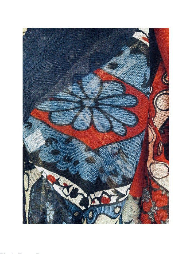 Foulard motif marguerite fleur    (x12) 2,00€/unité | Grossiste-pro