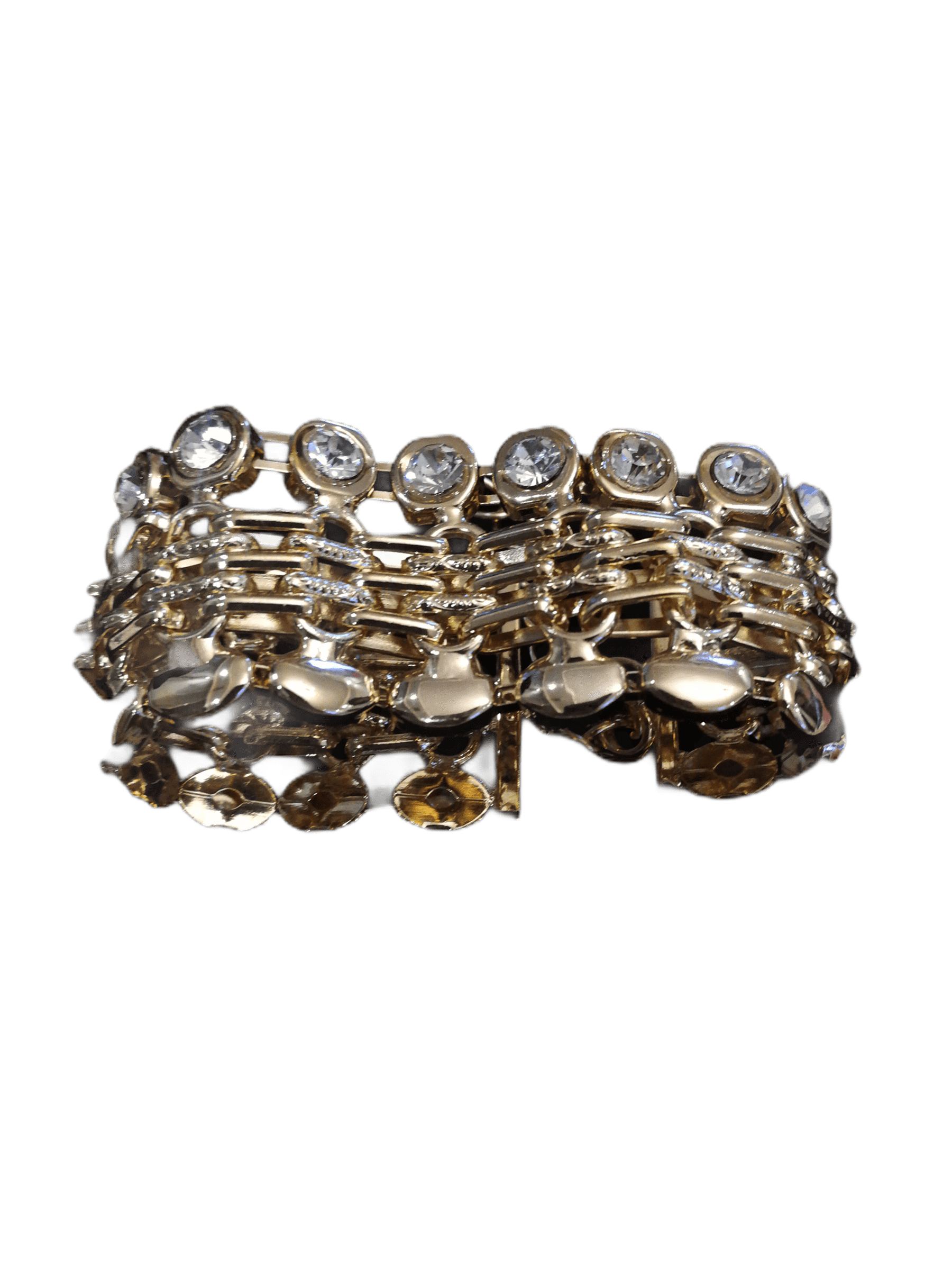Bracelet bijou fantaisie maillons dorés femme | Grossiste-pro