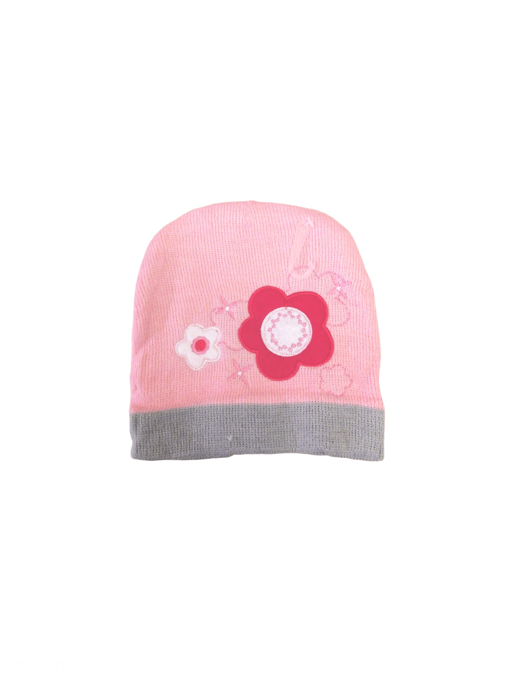 Bonnet enfant petite fille motif fleur (x12) 1,50€/unité | Grossiste-pro