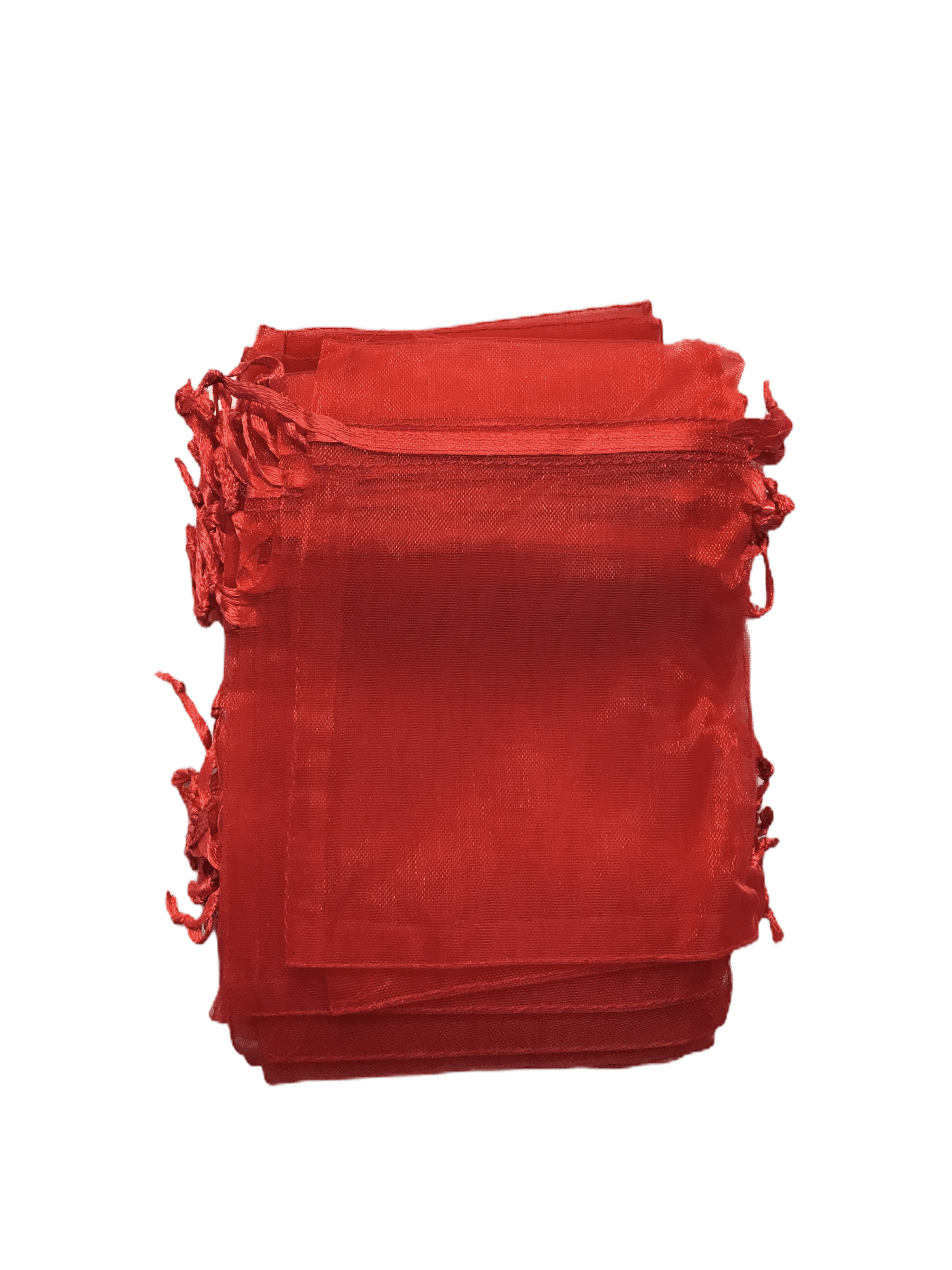 Sacs organza rouge (x50) | Grossiste-pro