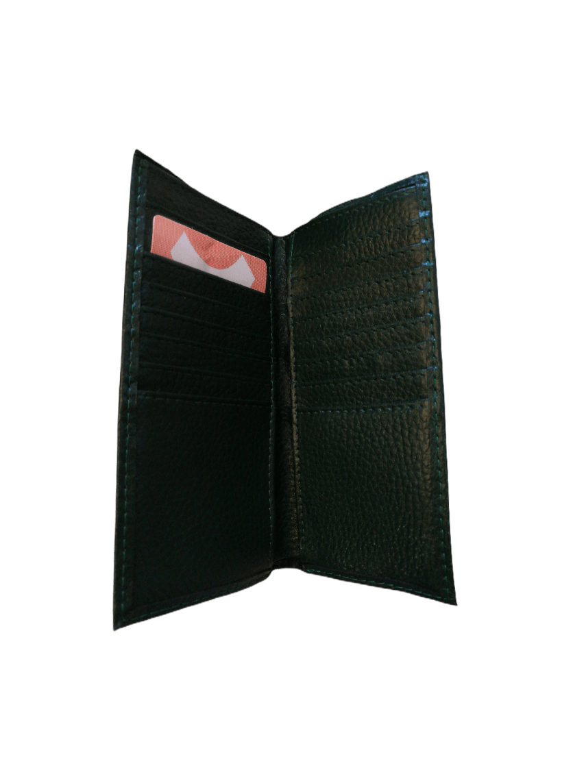 LOT DE 6 - Portefeuille de poche Croûte de cuir de vachette   2,50€/unité | Grossiste-pro