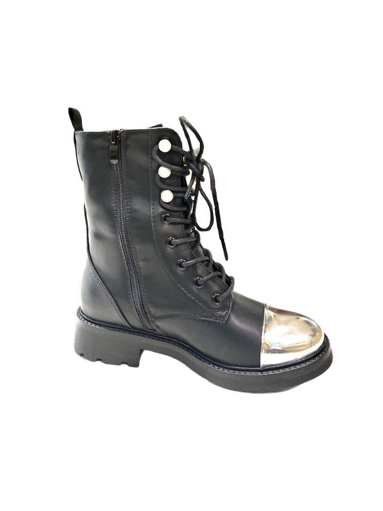 Bottines rock lacet boots LYDIE (x12)  17,50€/paire | Grossiste-pro