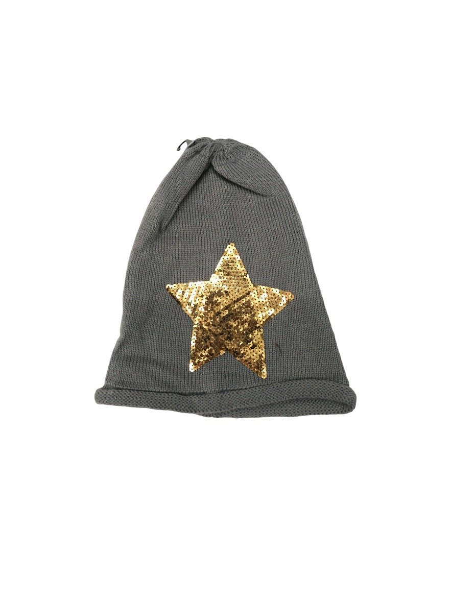 Bonnet long slouch motif étoile       (x12) 2,50€/unité | Grossiste-pro