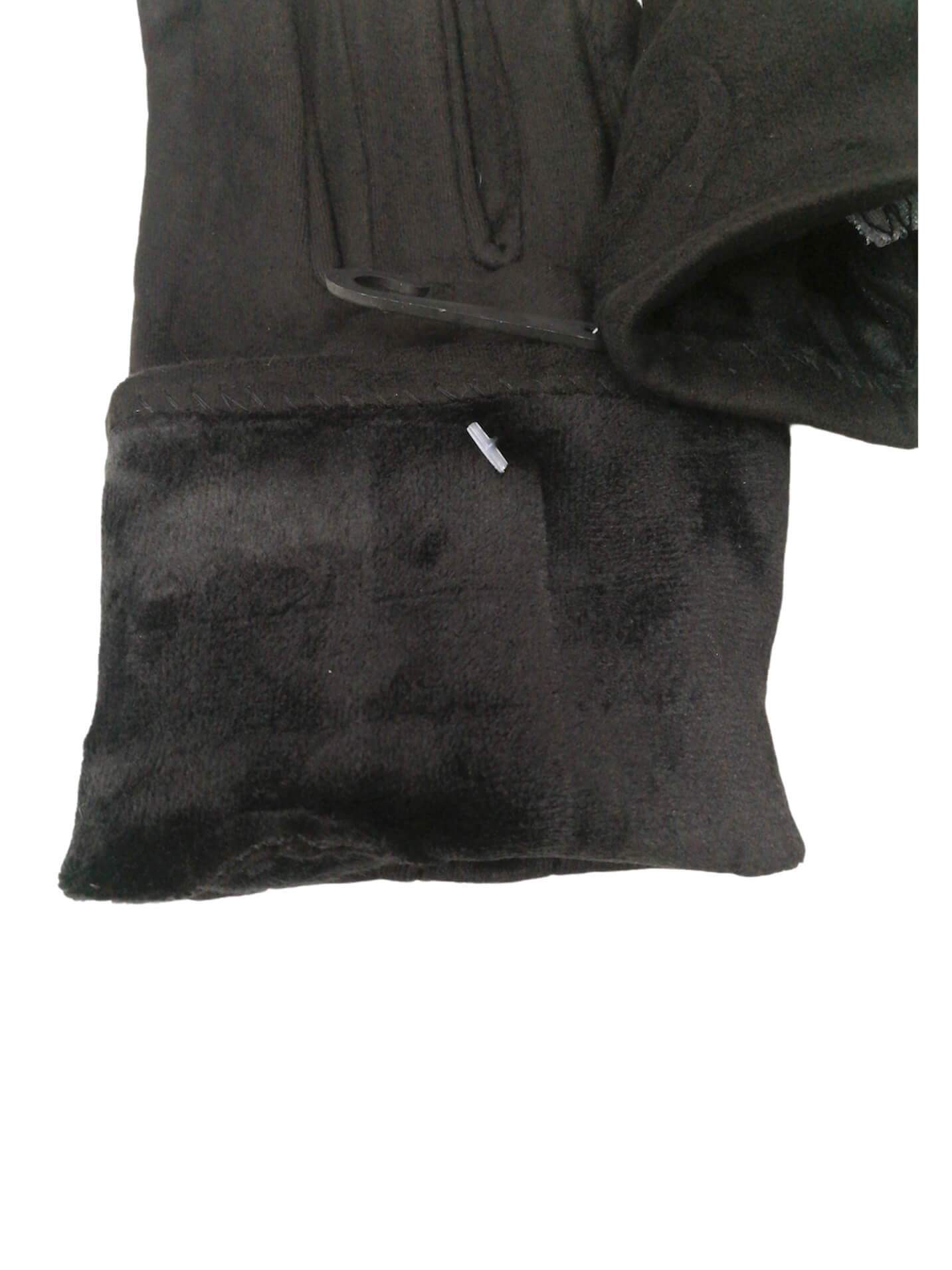 Gants simples noir doux avec doublure (x12) 2,50€/paire | Grossiste-pro