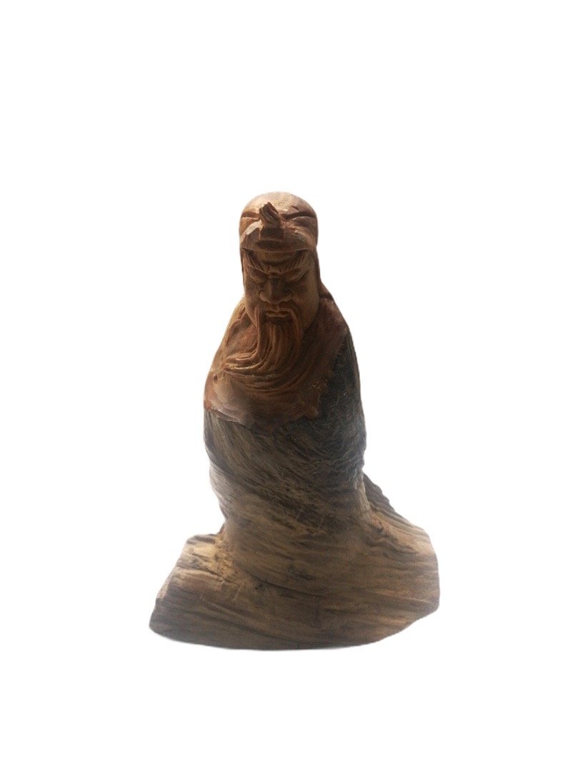 Statuette sculpture bois - figure ancêtre 20cm | Grossiste-pro