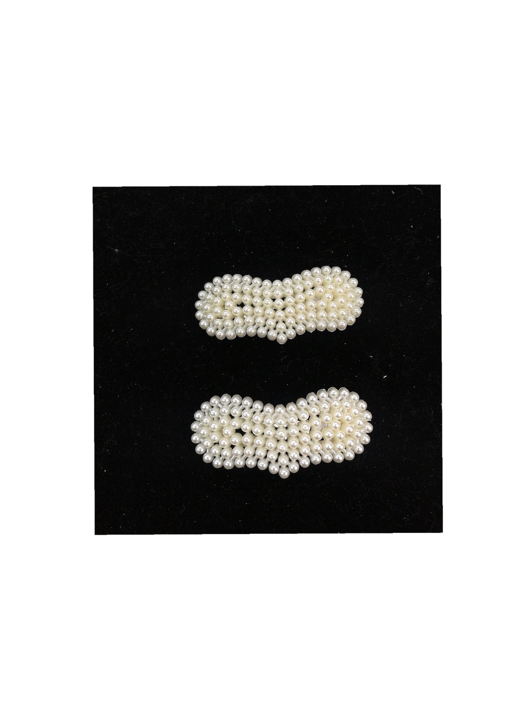 LOT DE 12 - Barrettes Pinces perles noeud coeur    0,60€/unité | Grossiste-pro