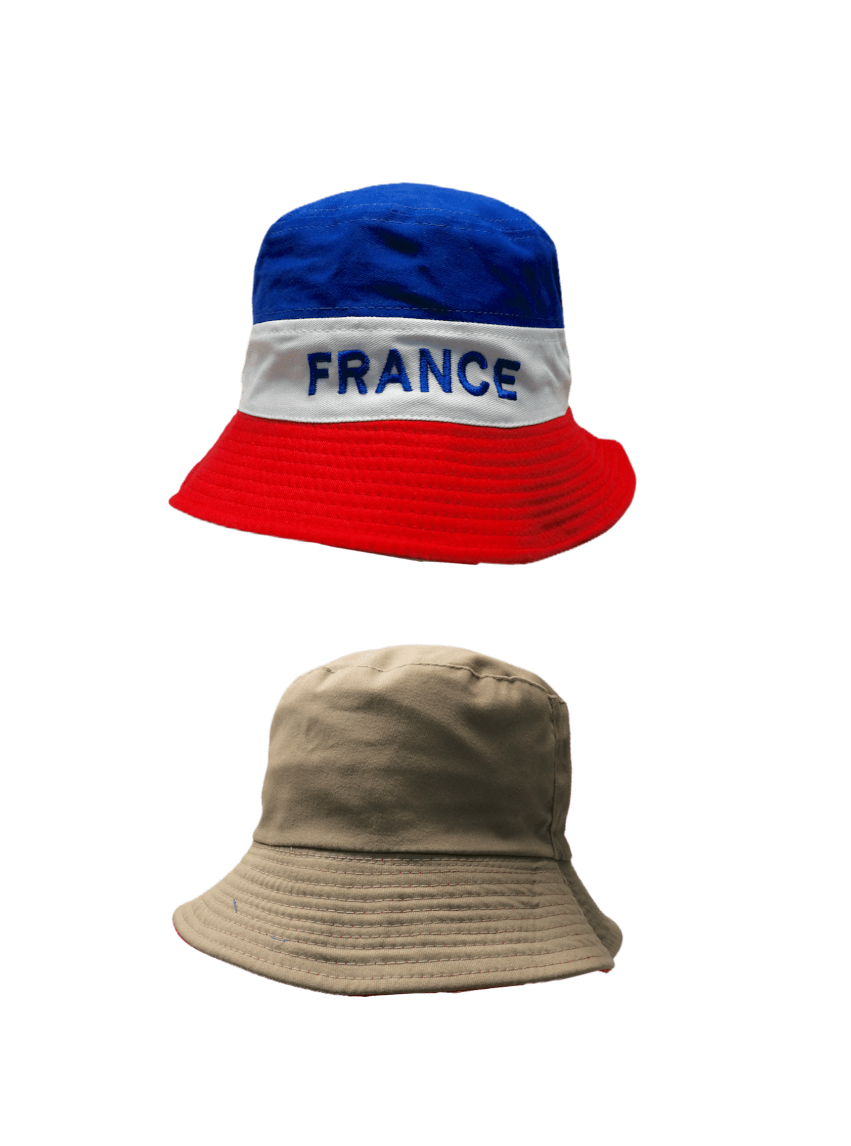 Chapeaux bob France réversible (x6)     3,50€/unité | Grossiste-pro