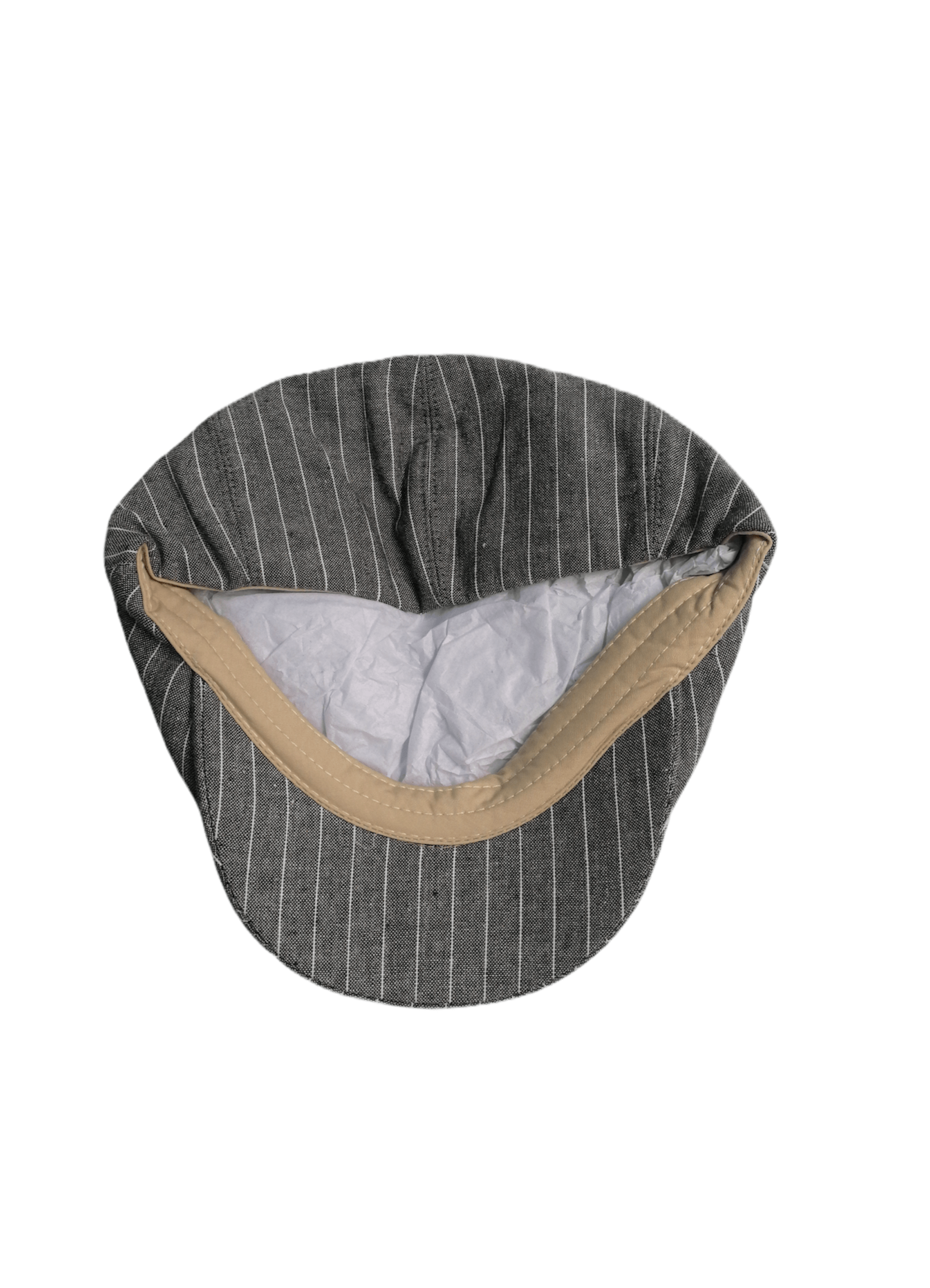 Béret homme laine, Casquette plate motif rayure (x6) 4,20€/unité | Grossiste-pro