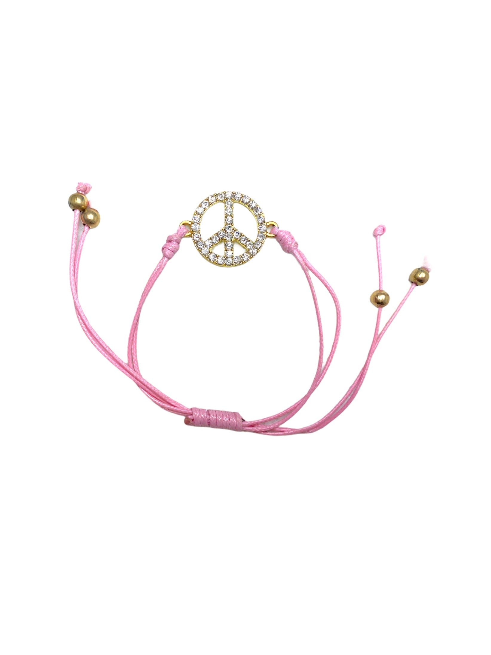 Bracelets ficelle Peace&Love (x12)