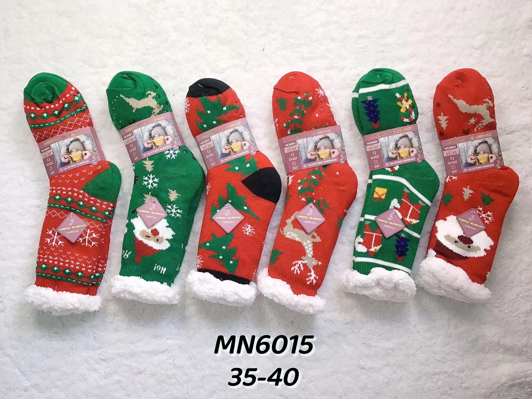 Christmas motif stuffed socks T35- 40 (x12)