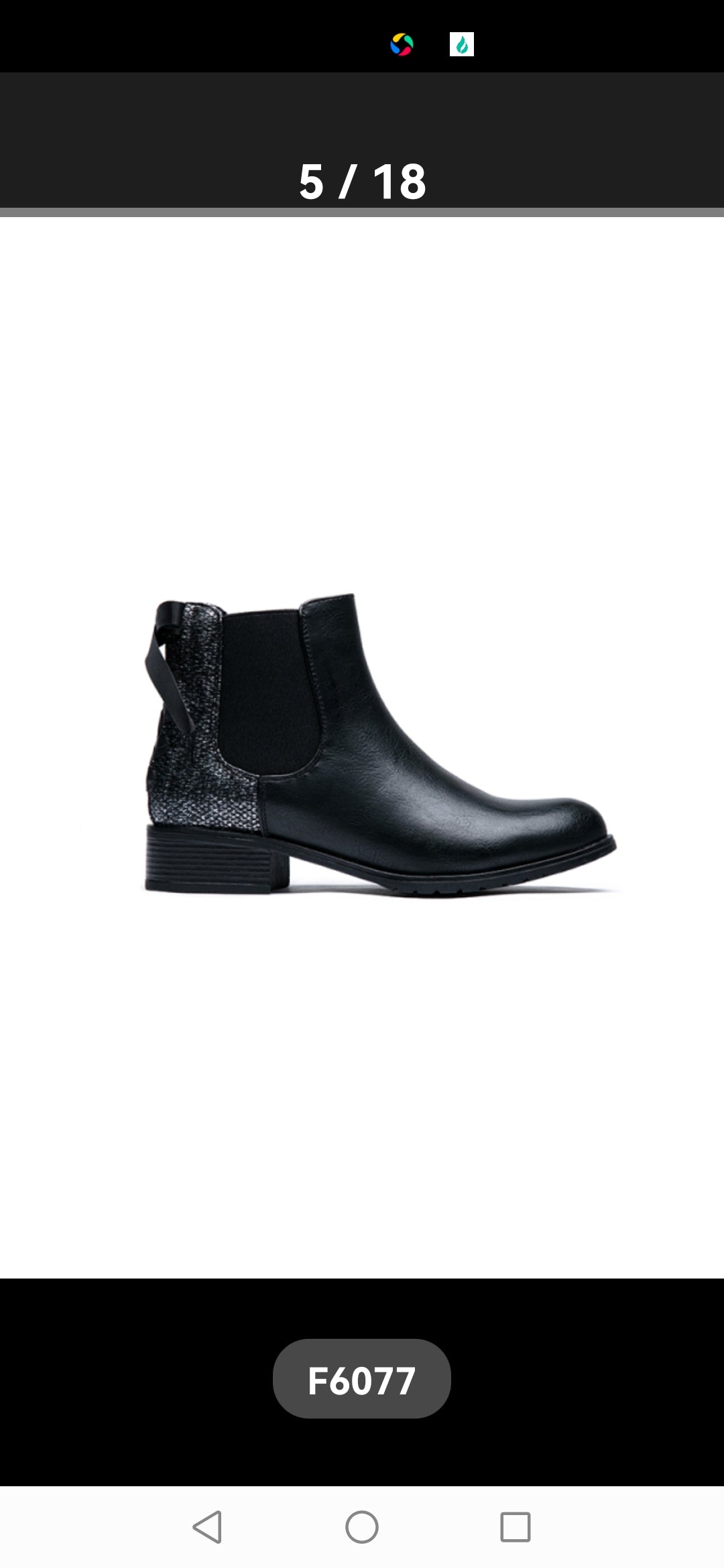 Bottines effet best sale python noir