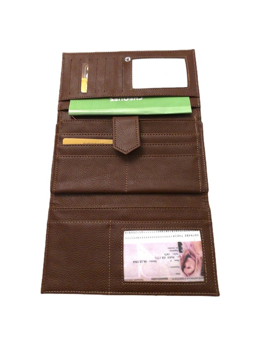LOT DE 6 - Portefeuille porte-chèque homme       3,00€/unité | Grossiste-pro