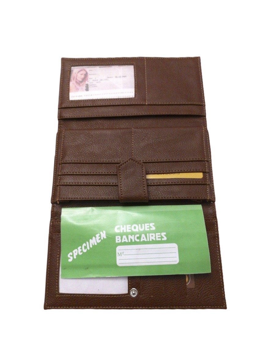 LOT DE 6 - Portefeuille porte-chèque homme       3,00€/unité | Grossiste-pro