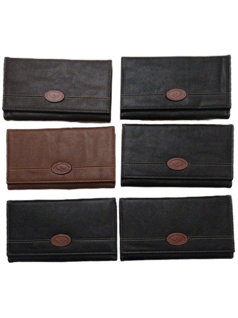 LOT DE 6 - Portefeuille porte-chèque homme       3,00€/unité | Grossiste-pro